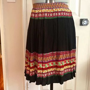 Bohemian Rayon Skirt Size M